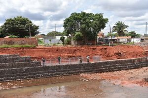 Bacias de contenção foram implantadas com sucesso 