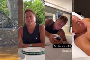 Leonardo já está em casa, mas segue encantando com o Pantanal