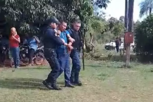 Professor foi encaminhado ao Hospital Regional de Amambai