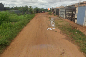 Rua onde os criminosos foram encontrados
