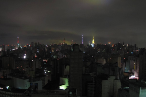 O apagão afetou diversas cidades