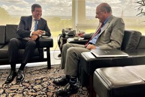 Presidente interino e governador lançam fábrica de celulose
