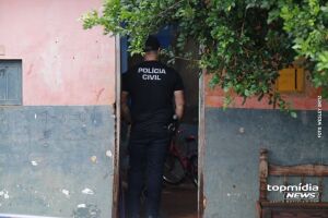 Casa onde ocorreu o crime