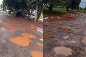 Crateras no Bosque Santa Mônica fazem pacientes chegarem 'quicando' em UPA (vídeo)