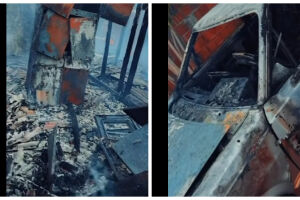 Incêndio destrói carro e residência em Sidrolândia (vídeo)
