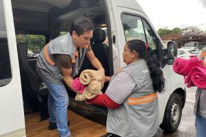 Animais de estimação também são acolhidos no projeto 'Inverno Acolhedor', no Parque Ayrton Senna