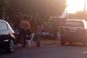 Filho ataca pais com enxada, avança sobre PM e acaba baleado em Ivinhema
