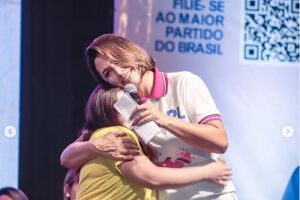 Michelle visita Sidrolândia em 24 de maio 