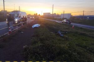 Ciclista morre atropelado na BR-163, em Dourados (vídeo)