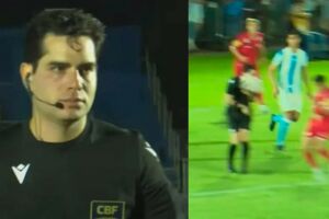 Rafael Martins Diniz foi nocauteado depois de levar uma bolada no rosto