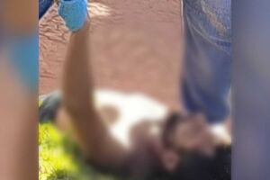 Homem morre após levar facada e mulher é presa na Praça Aquidauana, em Campo Grande (vídeo)