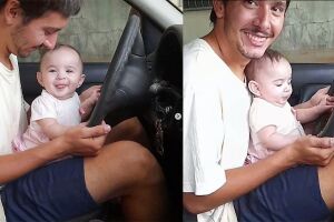 Jo&atilde;o compartilhava momentos felizes ao lado da filha antes de matar Sophie estrangulada