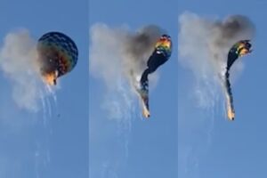 Bombeiros resgatam 13 pessoas com vida após queda de balão em SC
