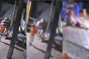 Câmera mostra todos os passos da criança até o disparo acidental
