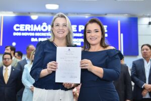 Secretária de Saúde Rosana e prefeita Adriane Lopes
