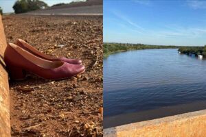 Pares de sapatos e carro da vítima foram encontrados próximo da ponte
