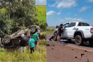 Acidente grave na BR-463 deixa uma pessoa morta entre Dourados e Ponta Porã