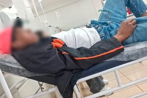 Paciente internado na UPA Santa Mônica