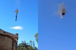 Balão cai em Santa Catarina e deixa ao menos oito mortos (vídeo)