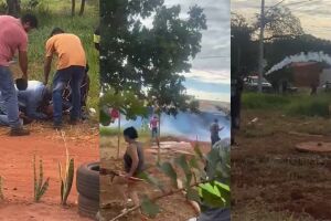Polícia usa bombas durante ação de desocupação no Tijuca (vídeo)