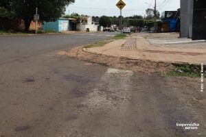 Local onde Haroldo foi atacado por dois atiradores