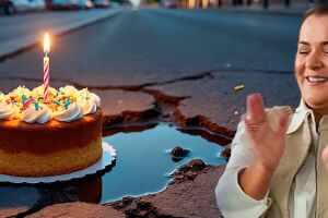 Parabéns para uma, desgraça para outra