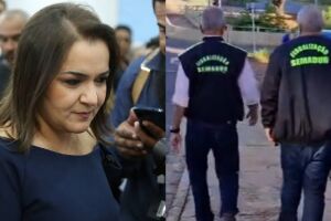 Fiscais a mando de Adriane derrubaram painéis 