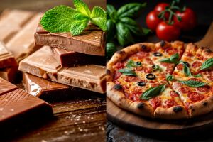 Pizza ou chocolate? E se for os dois com equilíbrio?