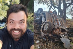 Engenheiro agrônomo de Dourados morre em batida e capotamento em Minas Gerais