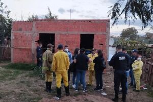 A vítima foi achada completamente carbonizada