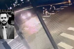 Assessor morto em atropelamento foi arremessado na Av. Ernesto Geisel, mostra câmera (vídeo)