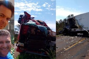 Motorista foi lançado para fora de carreta em acidente com duas mortes na BR-262