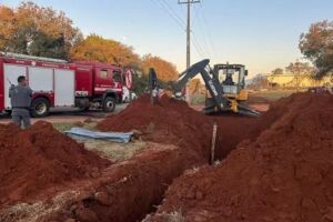 Trabalhador morre soterrado em obra de escavação em Selvíria