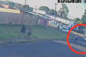 Homem é atropelado e arrastado por ônibus na Vila Nhanhá (vídeo)