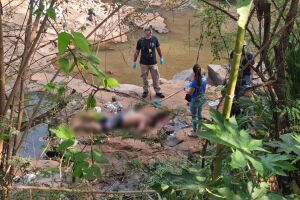 Rapaz encontrado morto dentro do córrego Anhanduí estava de tornozeleira eletrônica (vídeo)