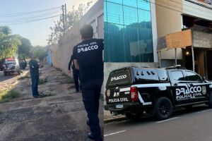 A operação visitou vários endereços em MS