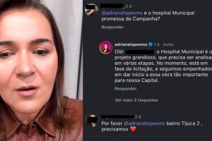 Adriane voltou à cena nas redes sociais 