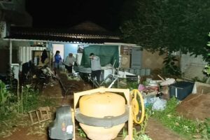 Local onde a mulher foi assassinada