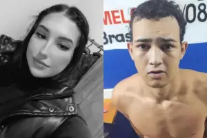 A vítima e o suspeito do crime