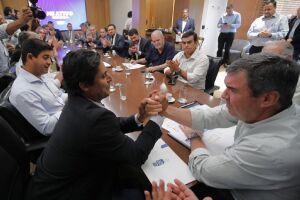 Riedel recebeu prefeito em Campo Grande