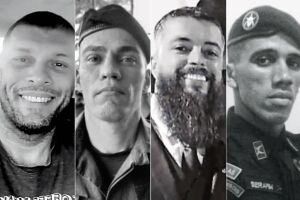 Os agentes morreram em combate