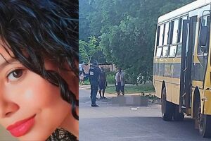 A vítima estava andando pela calçada quando foi atropelada