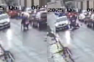 Mulher morre ao ser arremessada de garupa de motocicleta em batida no Leblon (vídeo)