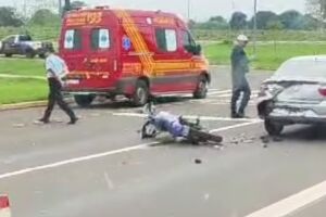 O acidente aconteceu na manhã de hoje