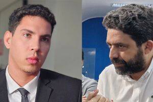 Jean Ferreira, proponente da CPI, e Ulisses Rocha, braço-direito de Lídio Lopes