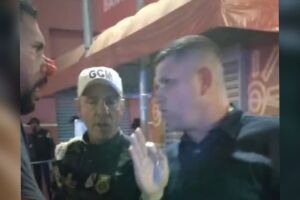 Chefe da Segurança de Adriane Lopes xingou e mandou prender manifestantes (vídeo)