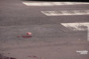 Idoso é atropelado na faixa de pedestre