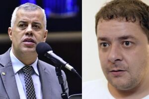 Deputado Federal Evair Vieira de Melo e F&aacute;bio Lu&iacute;s Lula da Silva, o Lulinha