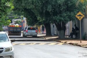 Rua onde crime aconteceu em Campo Grande