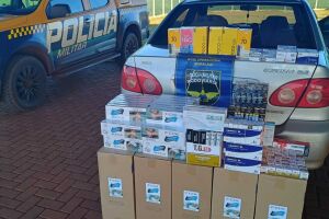 Canetas emagrecedoras ilegais apreendidas pela Policia Militar rodoviária durante fiscalização na MS-162.